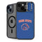 Boise State University Collegiate Text iPhone 15 Kickstand Case